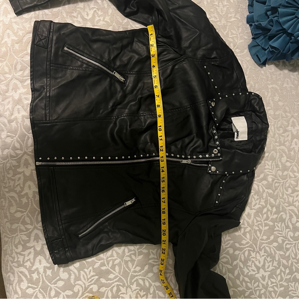 Bar III faux leather jacket , size XXL - Picture 8 of 11